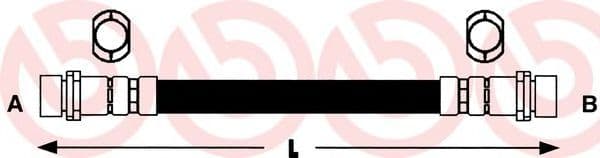 T 24 036 Brembo Гальмівний шланг для Ford Focus