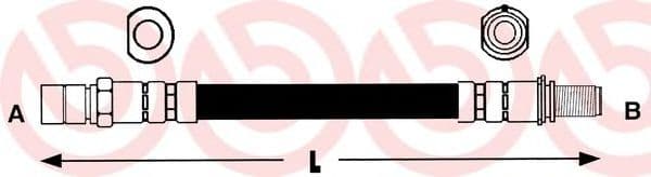 T 59 008 Brembo Гальмівний шланг