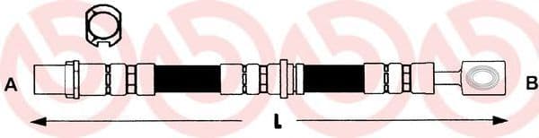 T 59 013 Brembo Тормозной шланг