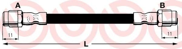 T 85 041 Brembo Гальмівний шланг