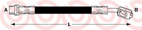 T 85 068 Brembo Гальмівний шланг для Audi A4