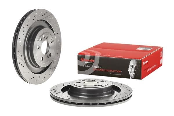 09a90711 Brembo Гальмівний диск для Mercedes SLS