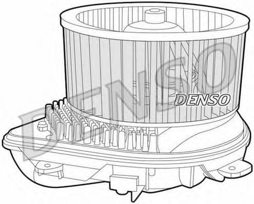 DEA07013 Denso Вентилятор салону
