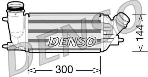 DIT07001 Denso Інтеркулер