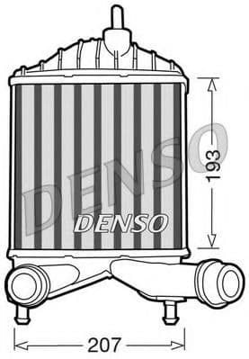 DIT09101 Denso Интеркулер