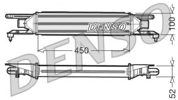 DIT09106 Denso Інтеркулер