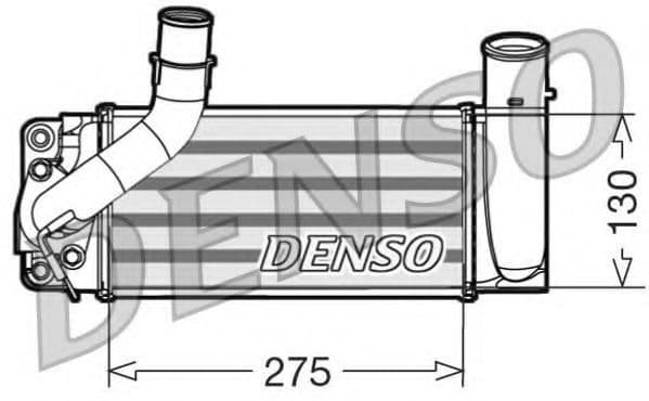 DIT50007 Denso Интеркулер