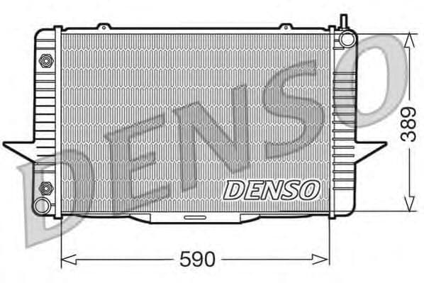 DRM33067 Denso Радиатор охлаждения двигателя