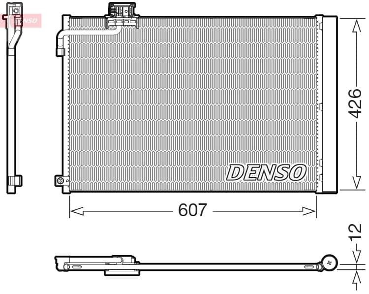 dcn17064 Denso Радиатор кондиционера