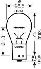 7511TSP Osram Лампа указателя поворотов