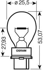 3156 Osram Лампа указателя поворотов
