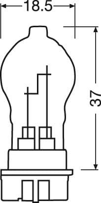 7450a Osram Лампа покажчика поворотів