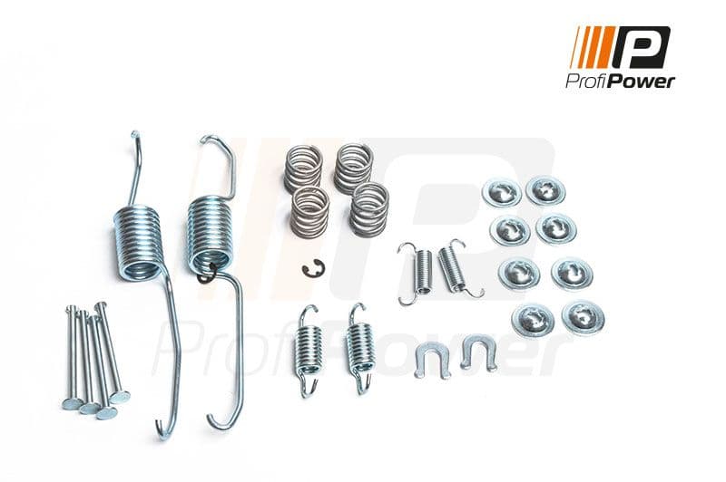 9b2200 ProfiPower Монтажный комплект барабанных тормозных колодок