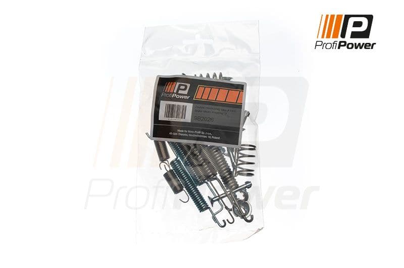 9b2026 ProfiPower Монтажный комплект барабанных тормозных колодок