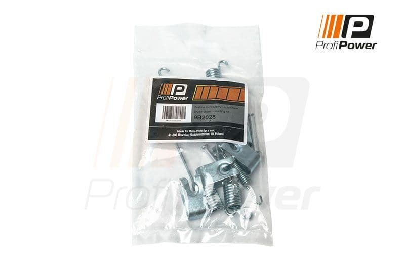 9b2028 ProfiPower Монтажный комплект барабанных тормозных колодок