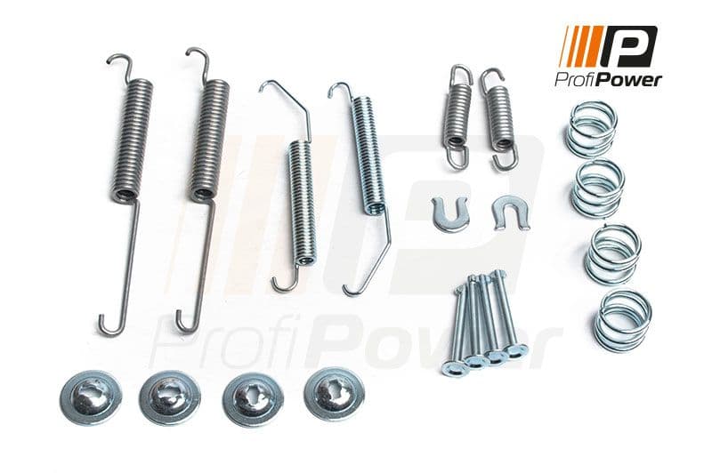 9b2140 ProfiPower Монтажный комплект барабанных тормозных колодок