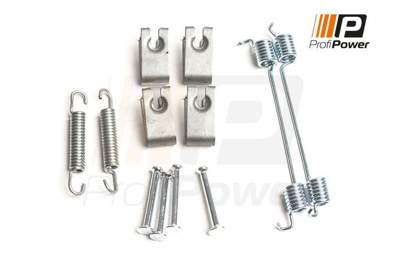 9b2023 ProfiPower Монтажный комплект барабанных тормозных колодок