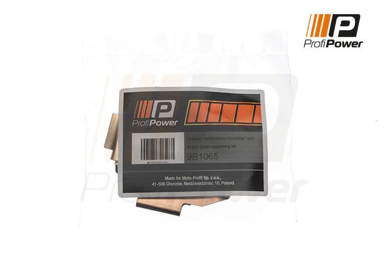 9b1065 ProfiPower Комплектующие дисковых тормозных колодок