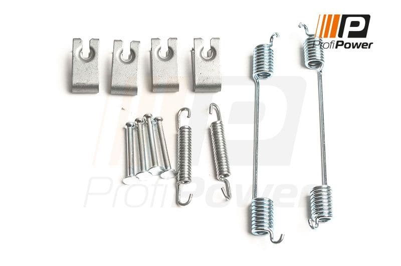 9b2027 ProfiPower Монтажный комплект барабанных тормозных колодок