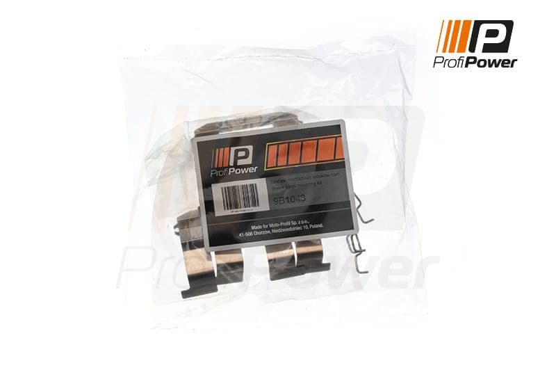 9b1043 ProfiPower Комплектующие дисковых тормозных колодок