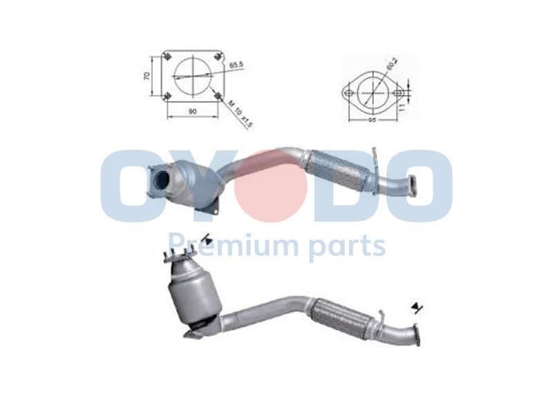 20n0118oyo Oyodo Катализатор для Ford Transit