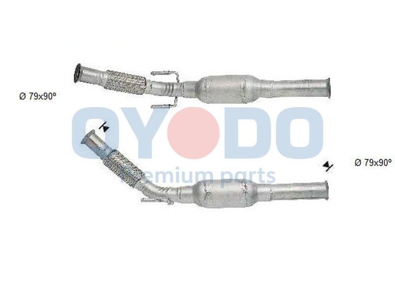 20n0045oyo Oyodo Каталізатор для Peugeot 406