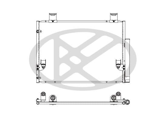 cd010480 Koyorad Радіатор кондиціонера для Toyota Hilux