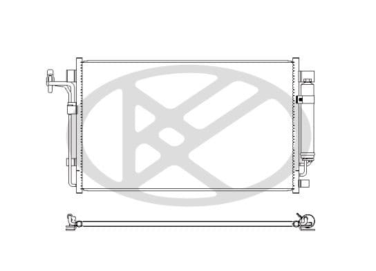 cd020406 Koyorad Радиатор кондиционера для Nissan Teana