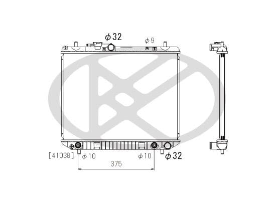 pl072416r Koyorad Радіатор охолодження двигуна для Daihatsu Terios