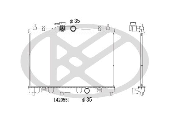 pl021939 Koyorad Радіатор охолодження двигуна