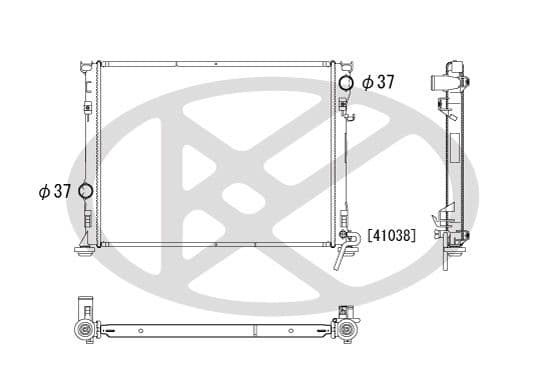 pl331813 Koyorad Радіатор охолодження двигуна