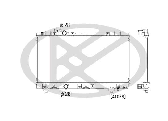 pl010434 Koyorad Радиатор охлаждения двигателя для Toyota Paseo