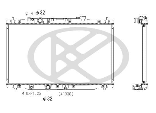 pl083161 Koyorad Радіатор охолодження двигуна для Honda CR-V