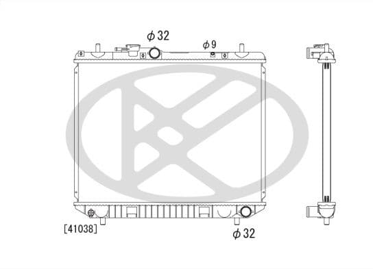 pl072781r Koyorad Радіатор охолодження двигуна для Daihatsu Terios