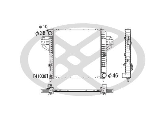 pl331722 Koyorad Радіатор охолодження двигуна для Jeep Cherokee