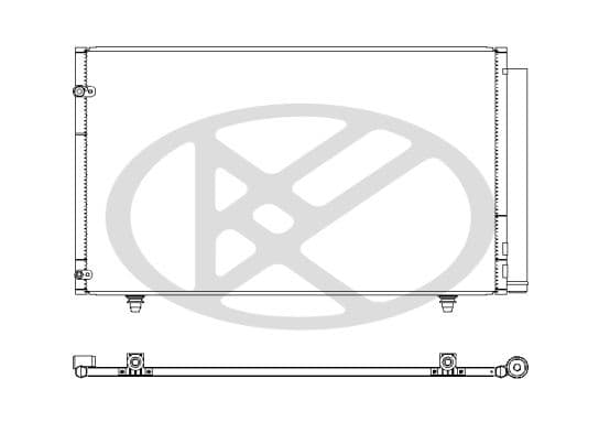 cd010888m Koyorad Радиатор кондиционера