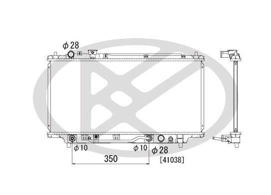 pl060630 Koyorad Радіатор охолодження двигуна для Mazda 323