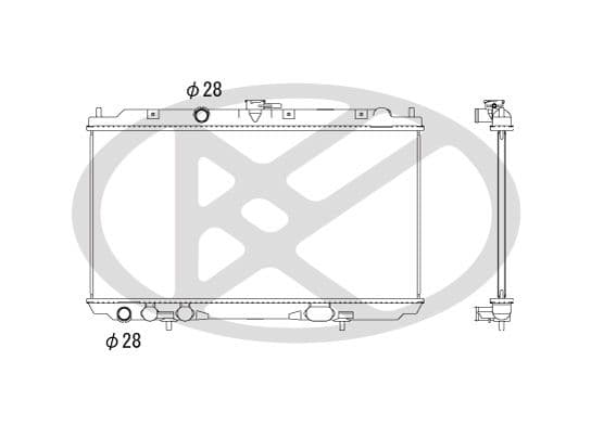 pl021771r Koyorad Радиатор охлаждения двигателя