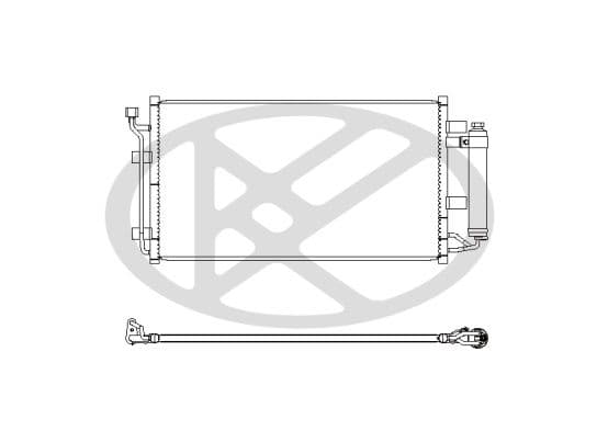 cd020539 Koyorad Радиатор кондиционера для Nissan Leaf