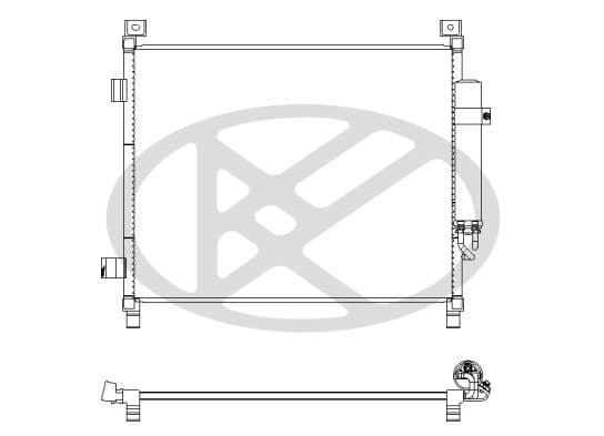 cd021024 Koyorad Радіатор кондиціонера для Nissan Note