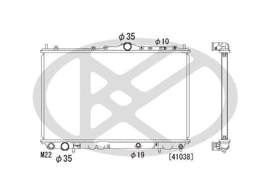pl031181 Koyorad Радиатор охлаждения двигателя