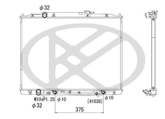 pl082229 Koyorad Радіатор охолодження двигуна для Honda Pilot