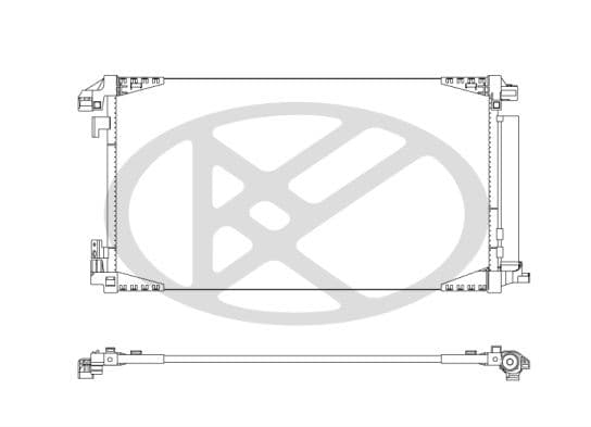 cd011290 Koyorad Радіатор кондиціонера для Toyota C-HR