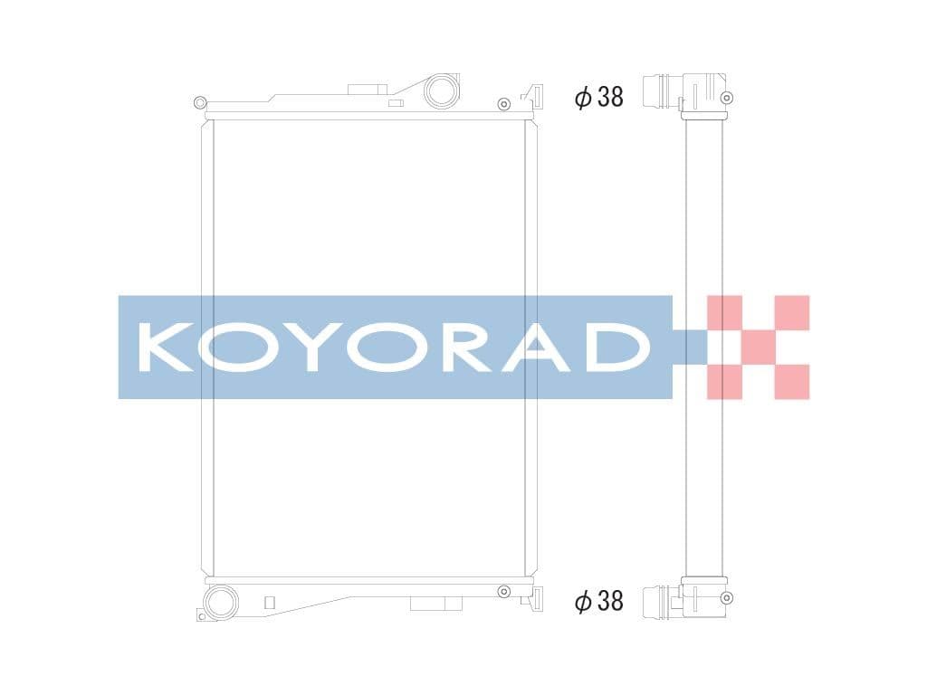 kh422675 Koyorad Радіатор охолодження двигуна