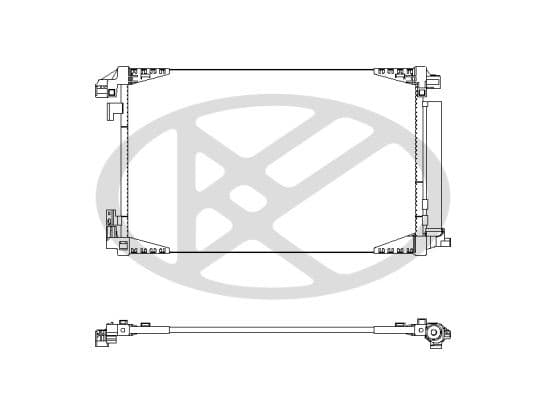 cd011186 Koyorad Радіатор кондиціонера для Toyota C-HR