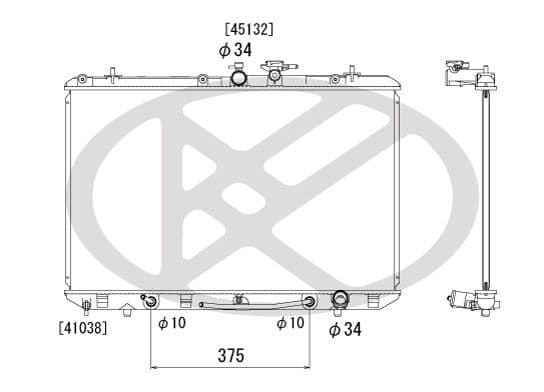 pl012101 Koyorad Радиатор охлаждения двигателя для Toyota Highlander