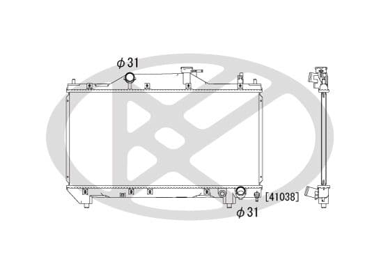 pl011696 Koyorad Радіатор охолодження двигуна
