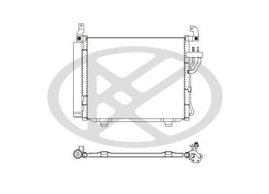 cd810550 Koyorad Радіатор кондиціонера для Hyundai i10