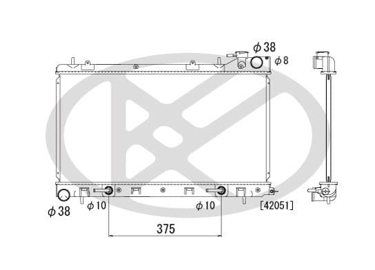 pl092218 Koyorad Радиатор охлаждения двигателя для Subaru Forester