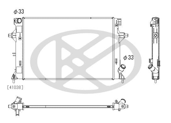 pl813321 Koyorad Радіатор охолодження двигуна для Hyundai Elantra